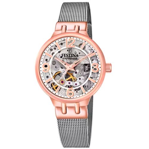 Reloj Festina Automaticos F20581-1 Skeleton