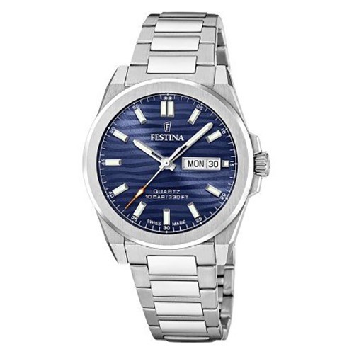 Reloj Festina Swiss Made F20073-3 Classiques Acier