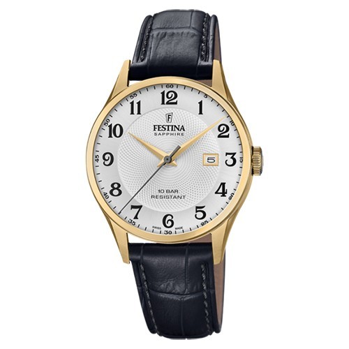 Reloj Festina Swiss Made F20010-1 Classiques Cuir