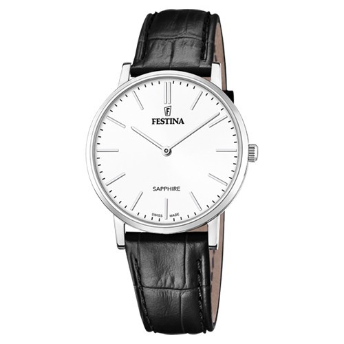 Reloj Festina Swiss Made F20012-1 Classiques Cuir