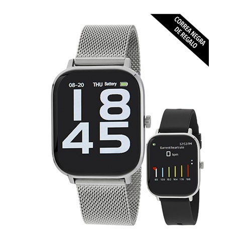 Reloj Mujer Marea Smart Watch B59005/5 Correa blanca de regalo